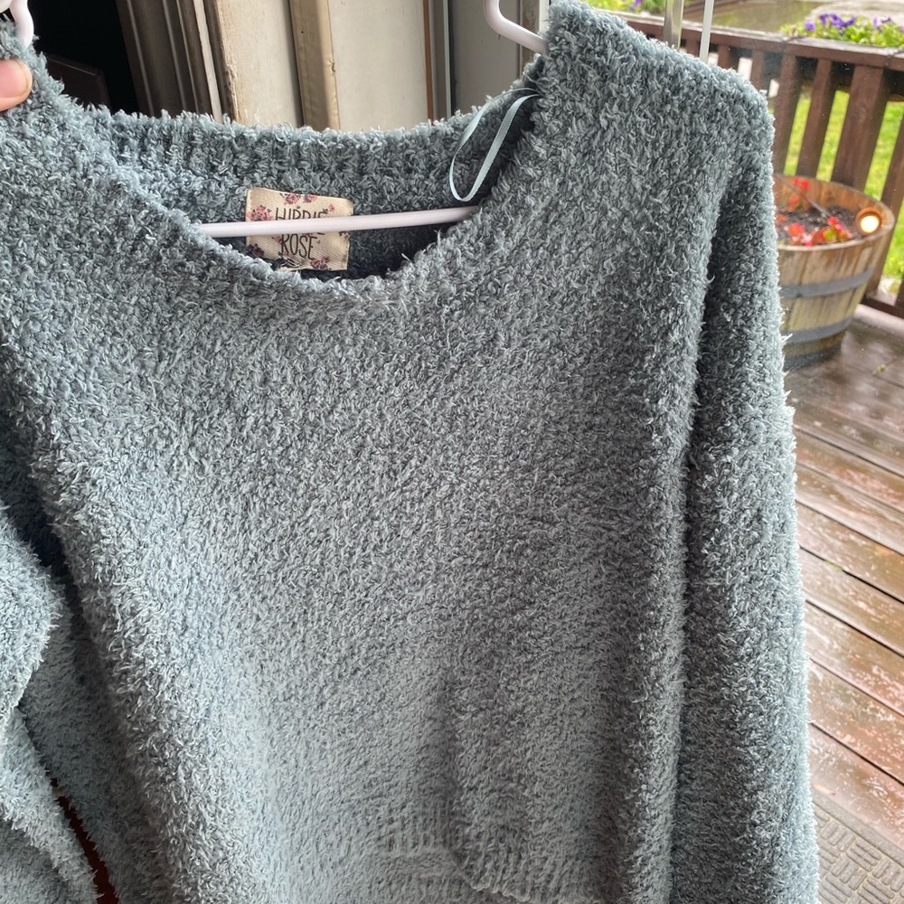 Fluffy sweater